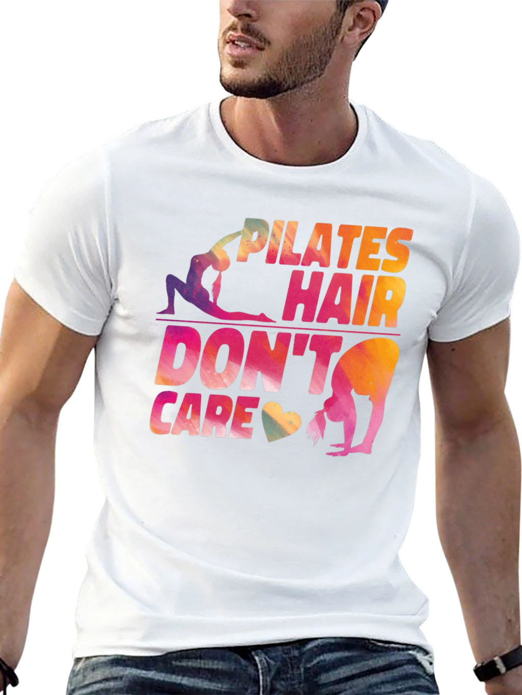 Pilates Hair Dont Care Graphic T-Shirt
