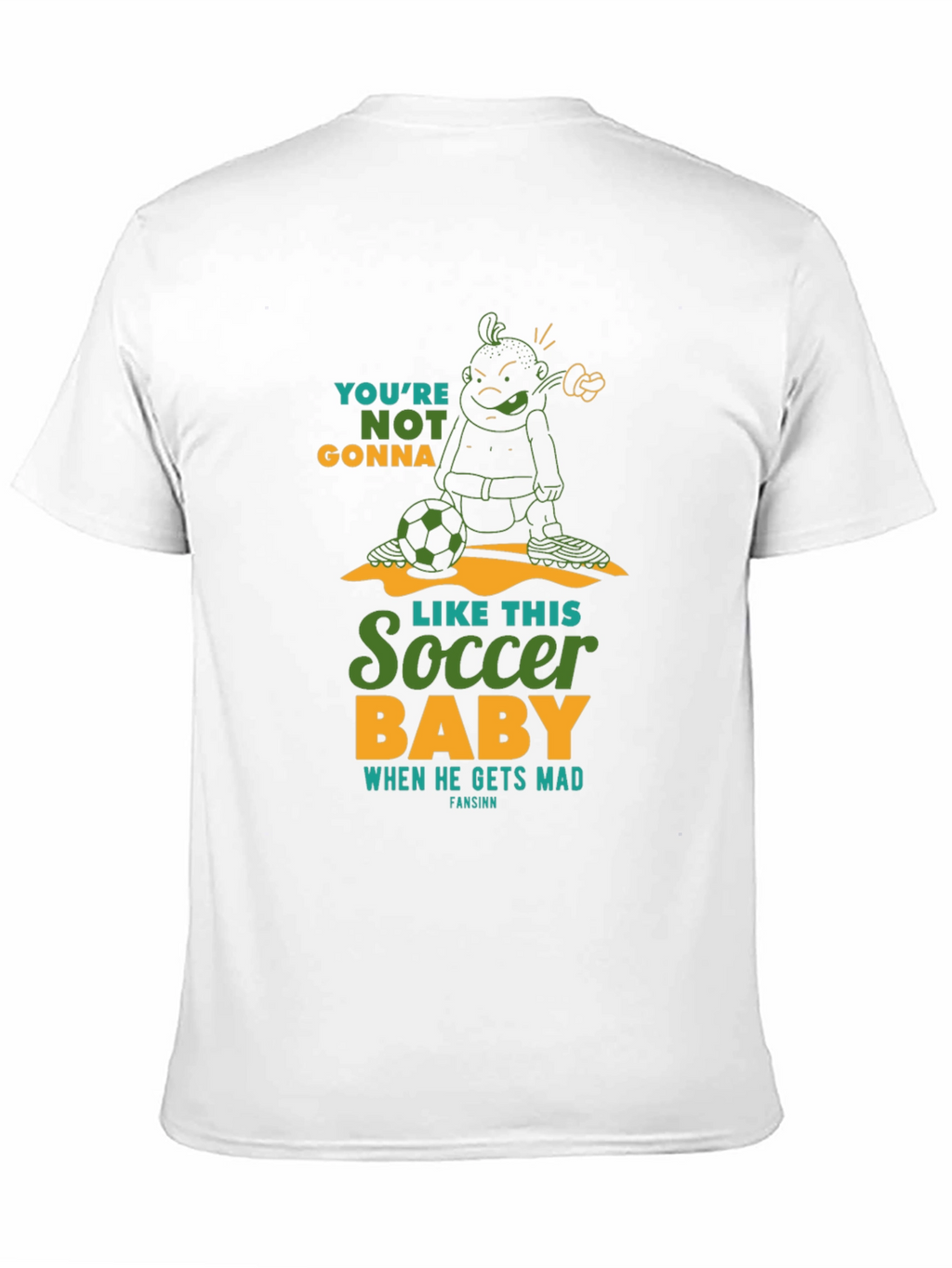 Soccer Baby Graphic T-Shirt - Funny Design