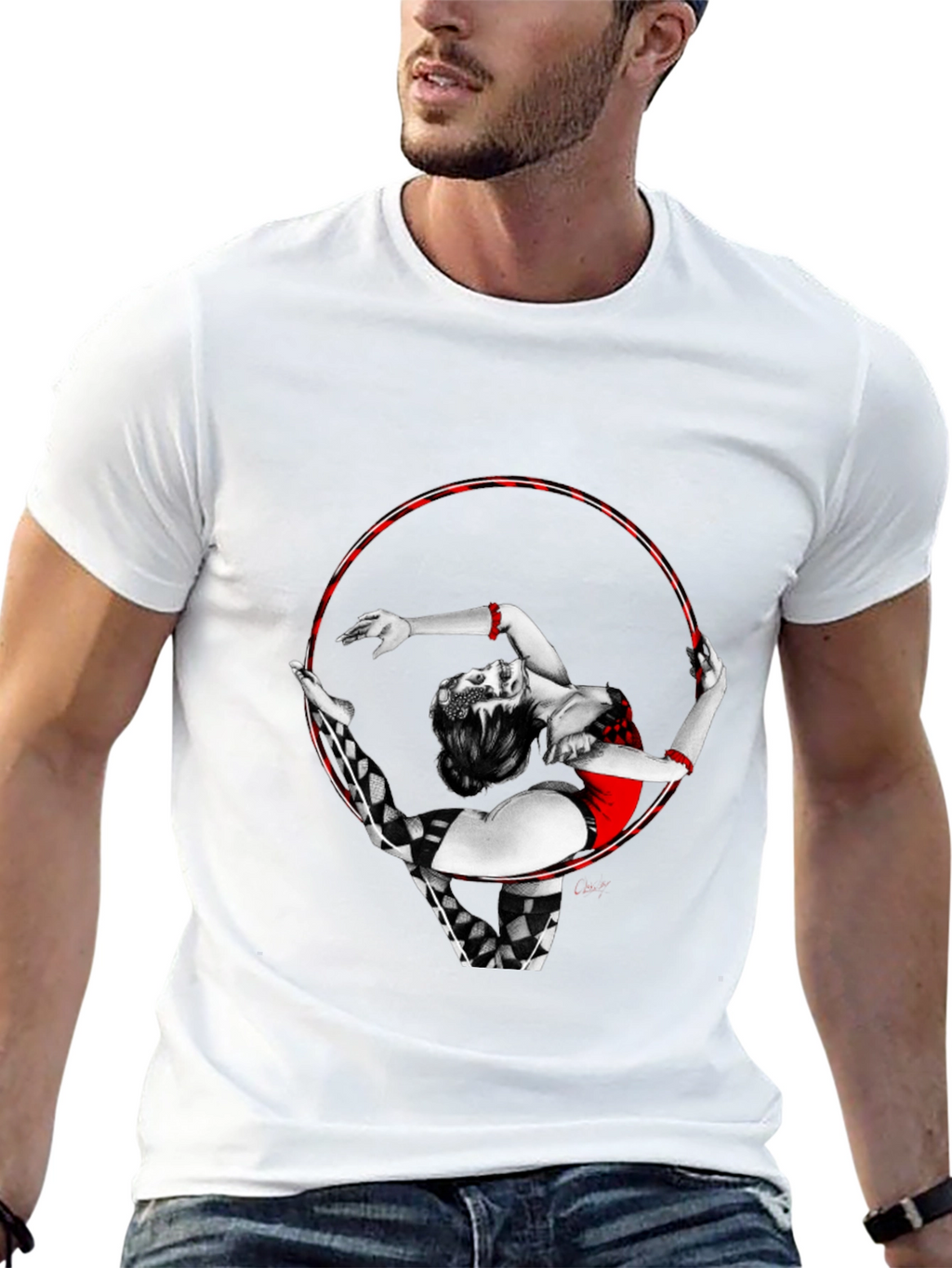 Circus Performer Graphic Tee - Unique Design