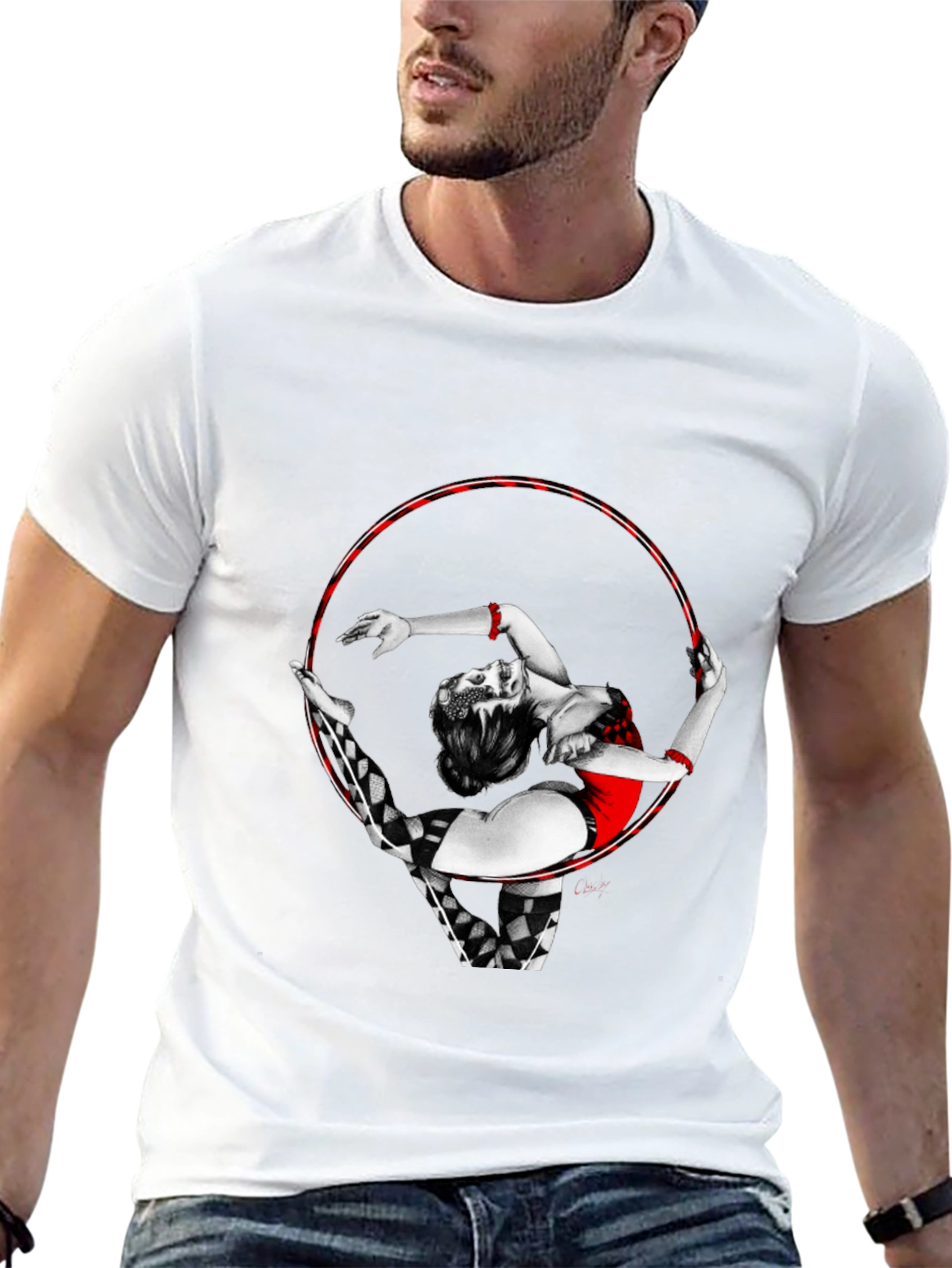 Circus Performer Graphic Tee - Unique Design