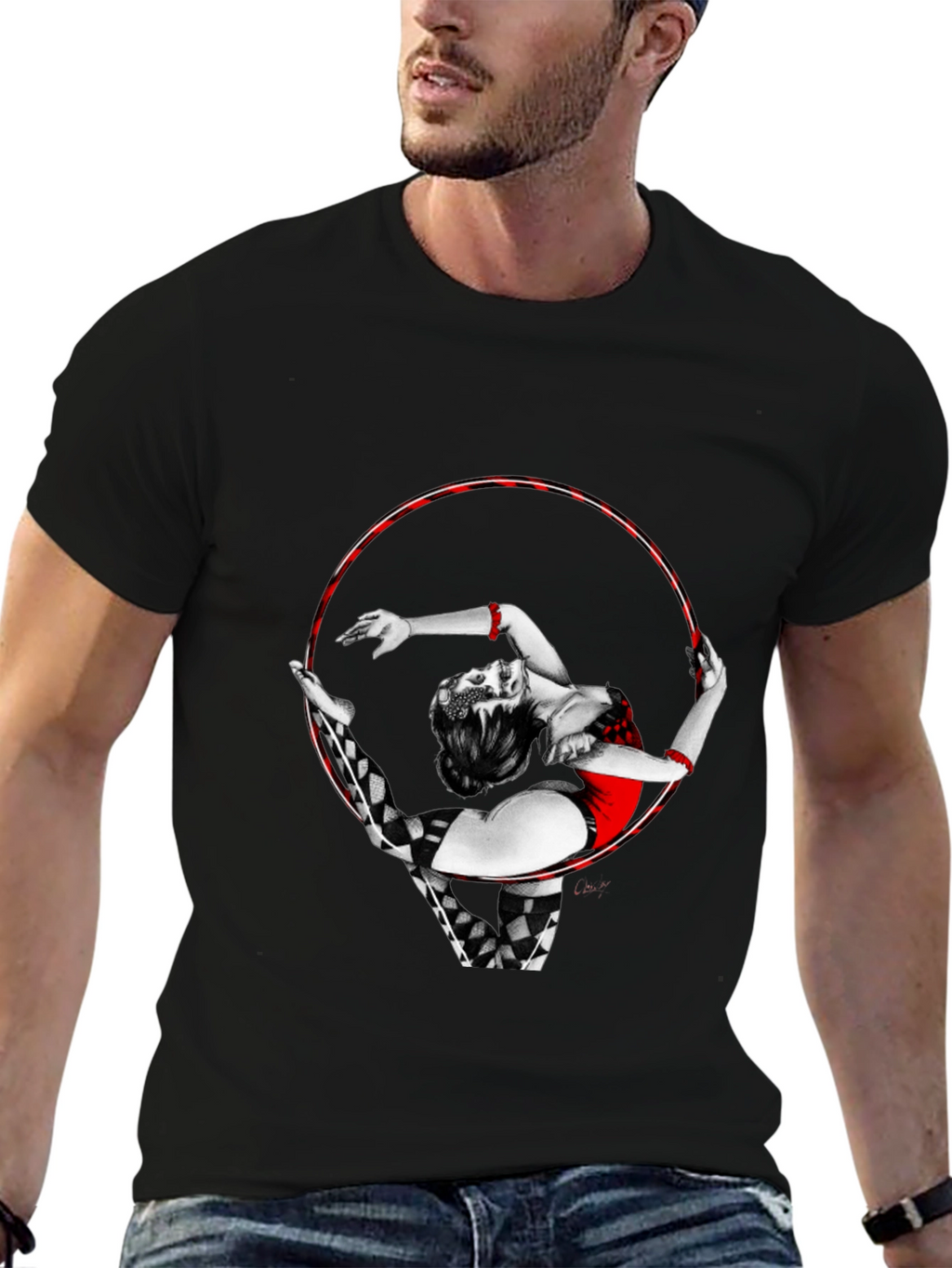 Circus Performer Graphic Tee - Unique Design