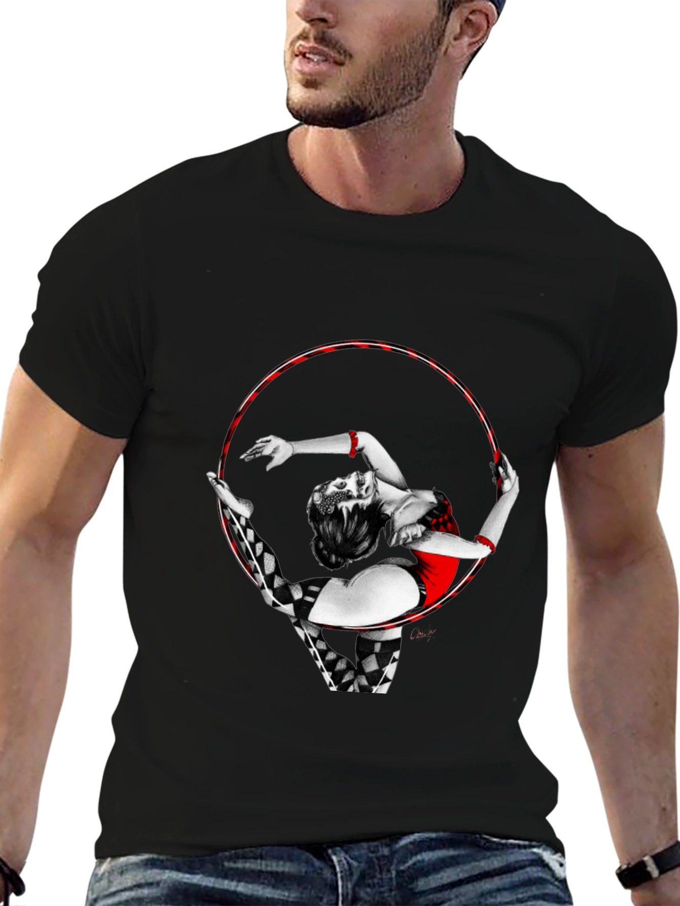 Circus Performer Graphic Tee - Unique Design
