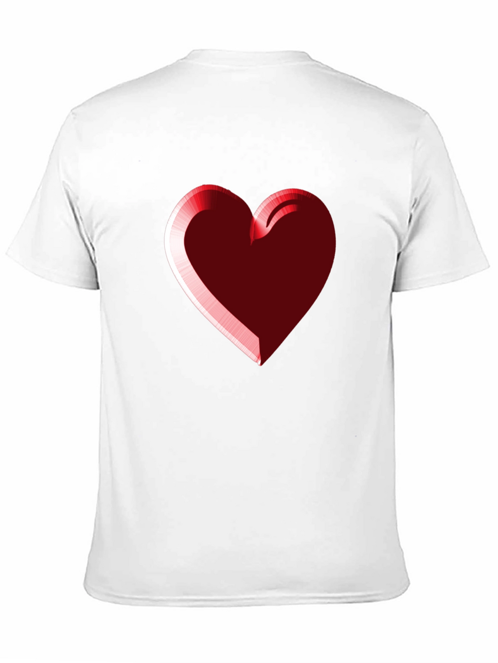 Heart Graphic Black Tee - Stylish Casual Wear