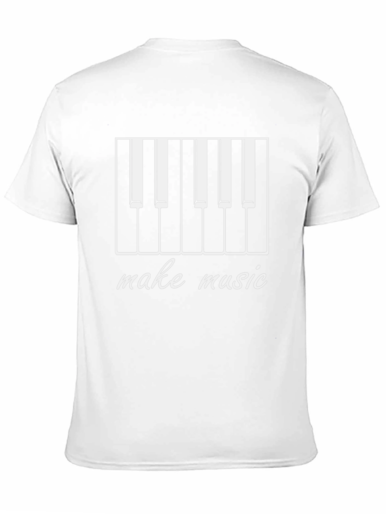 Make Music Piano Key T-Shirt