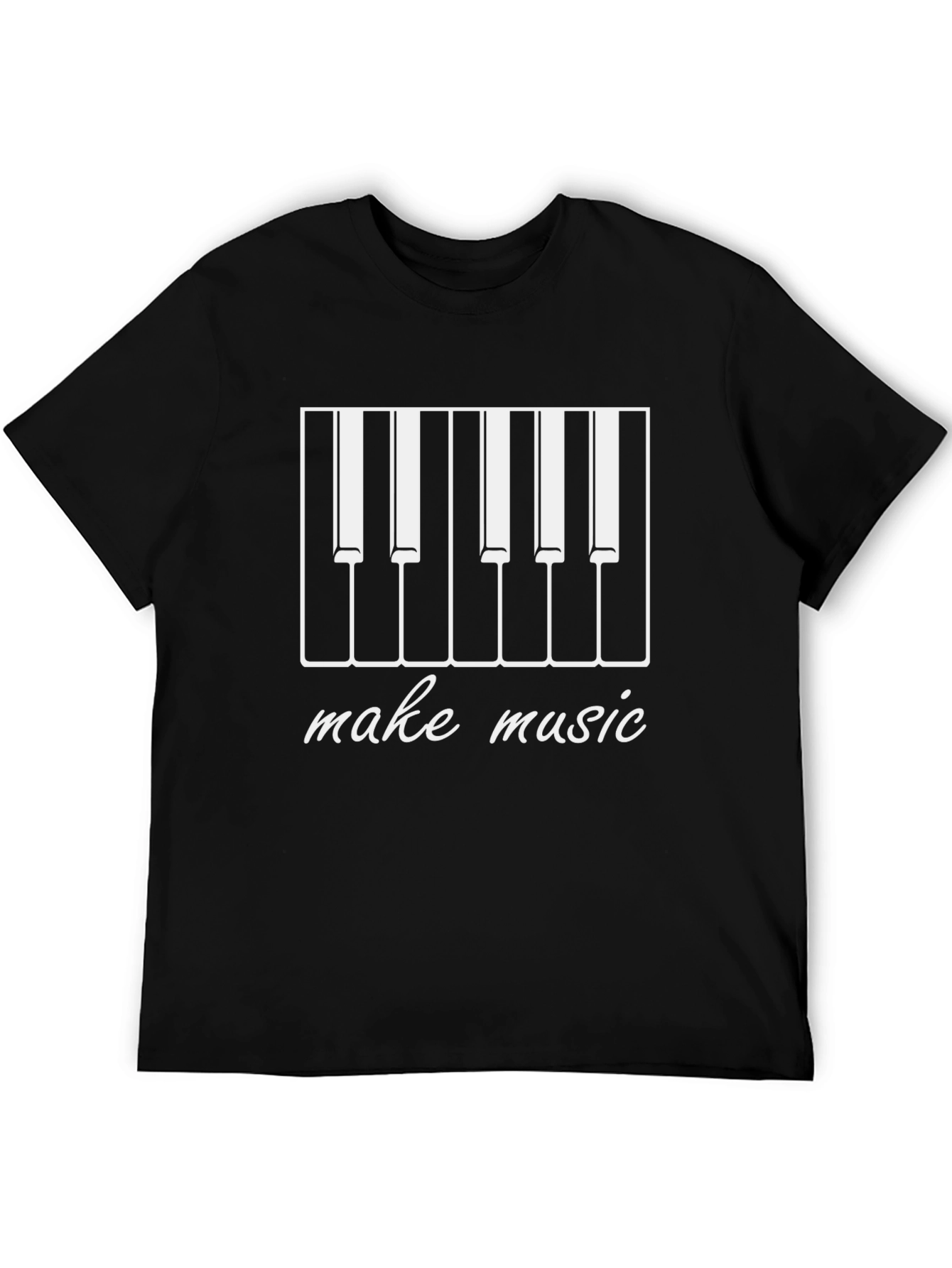 Make Music Piano Key T-Shirt