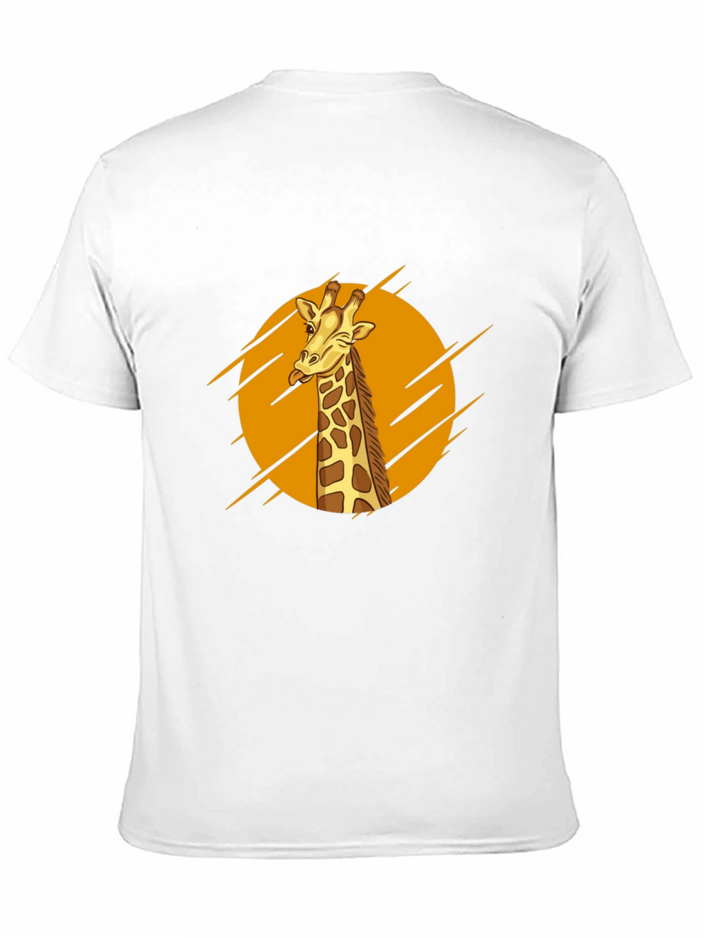 Giraffe Graphic Tee - Mens Black T-Shirt