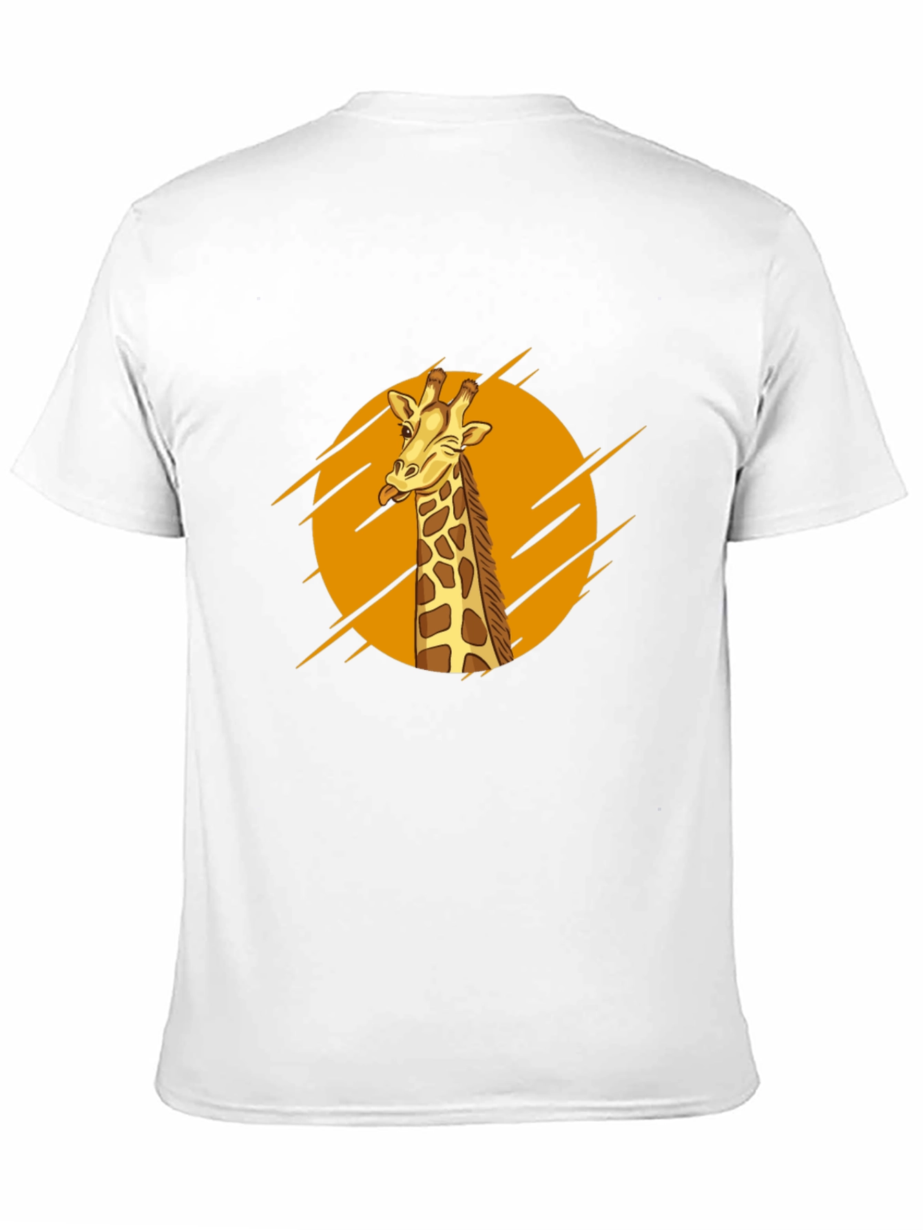 Giraffe Graphic Tee - Mens Black T-Shirt