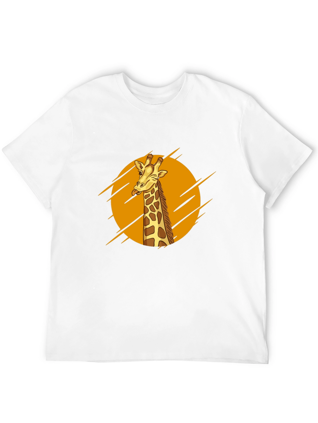 Giraffe Graphic Tee - Mens Black T-Shirt