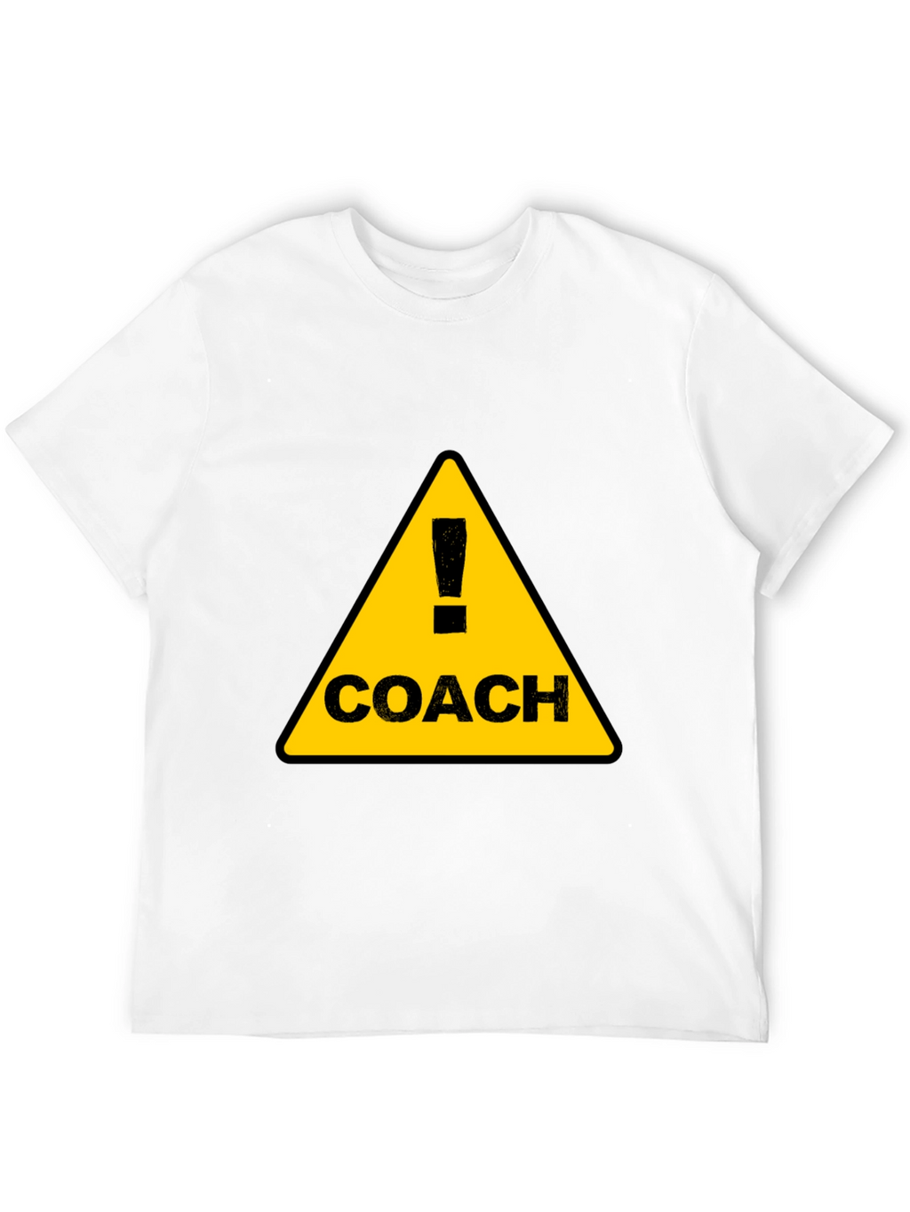 Coach Warning Sign Black T-Shirt
