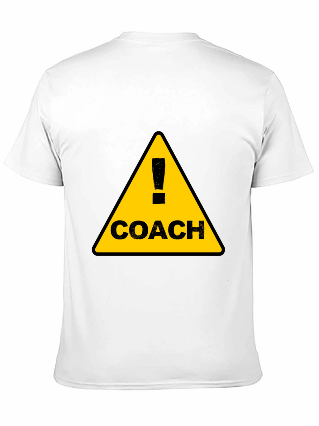 Coach Warning Sign Black T-Shirt