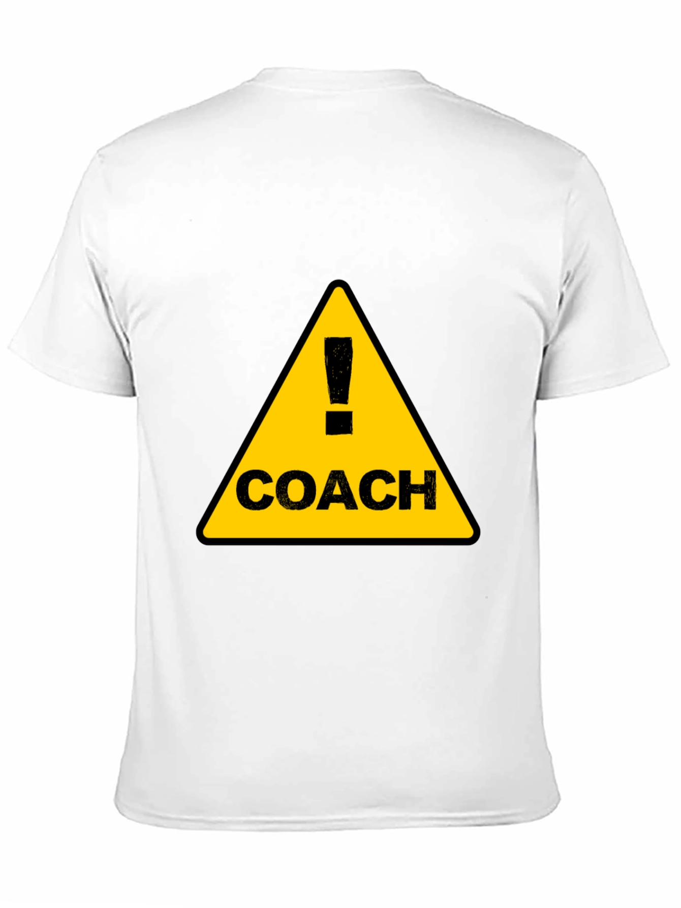 Coach Warning Sign Black T-Shirt
