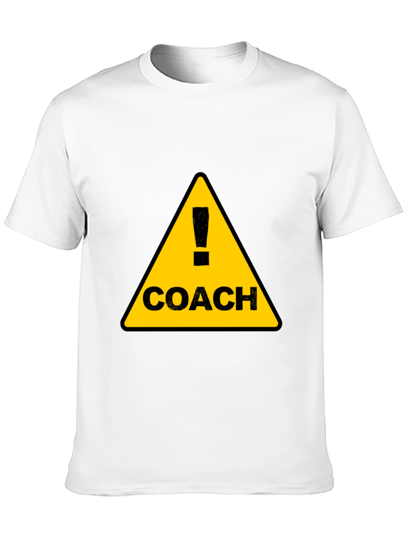 Coach Warning Sign Black T-Shirt