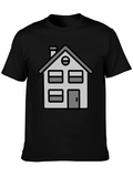 House Graphic Tee - Modern Minimalist Style