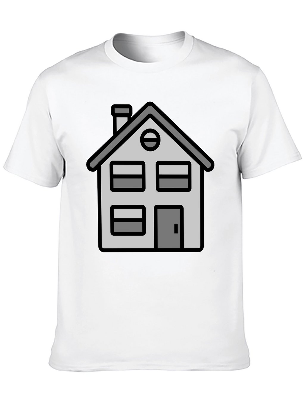 House Graphic Tee - Modern Minimalist Style