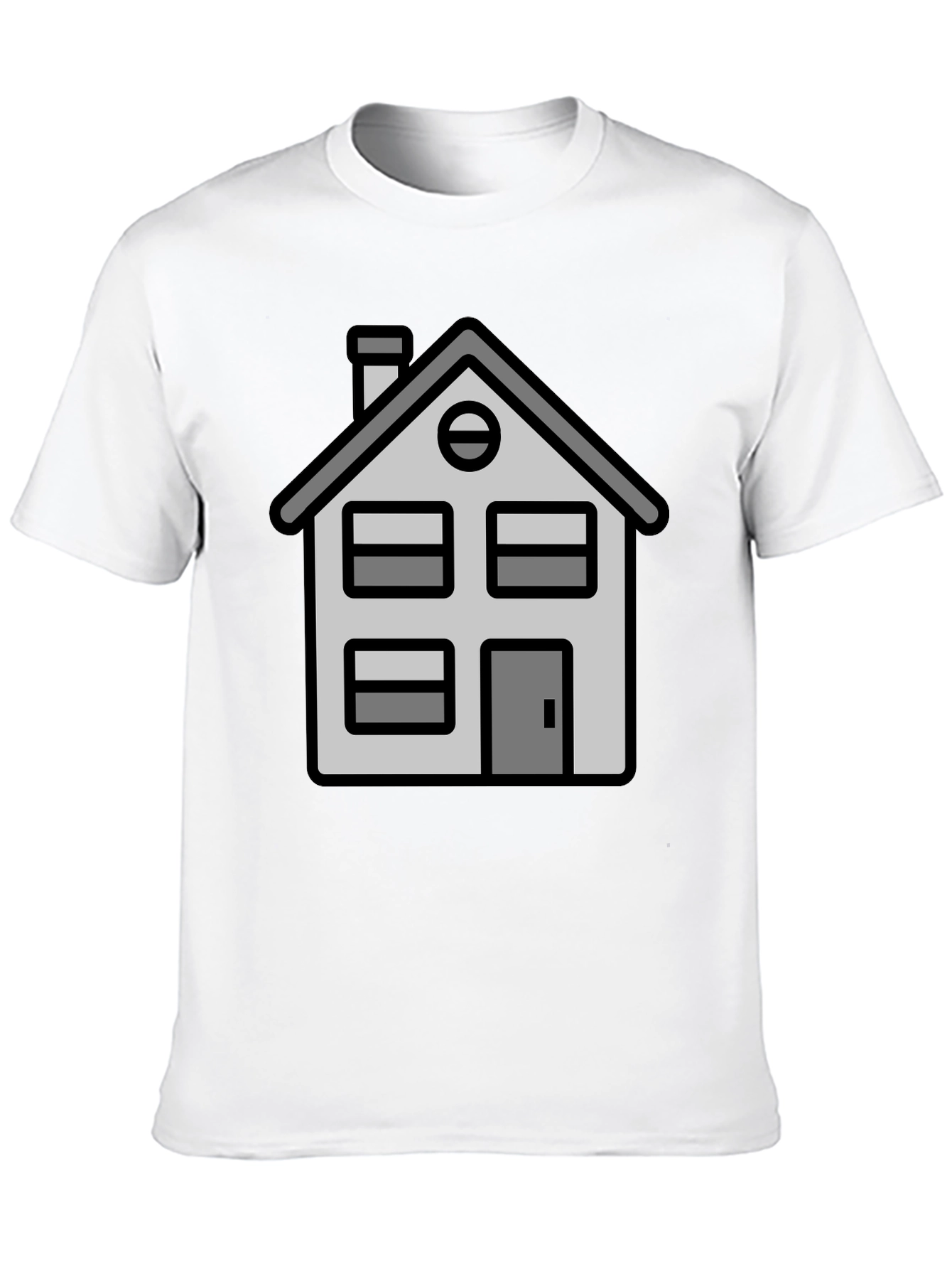 House Graphic Tee - Modern Minimalist Style