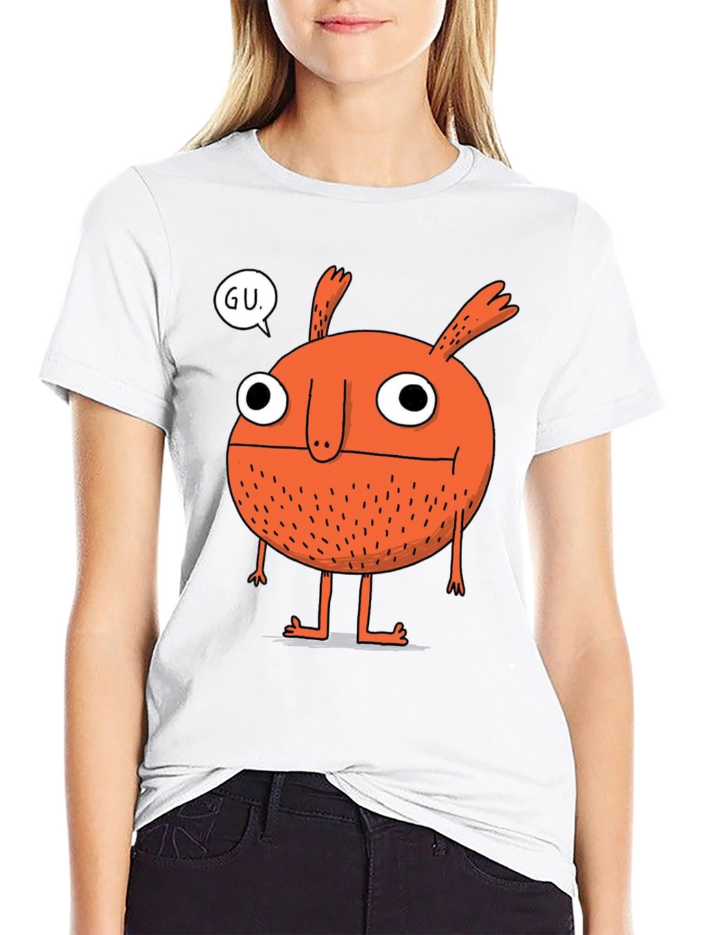 Monster Graphic Tee - GU Speech Bubble T-Shirt