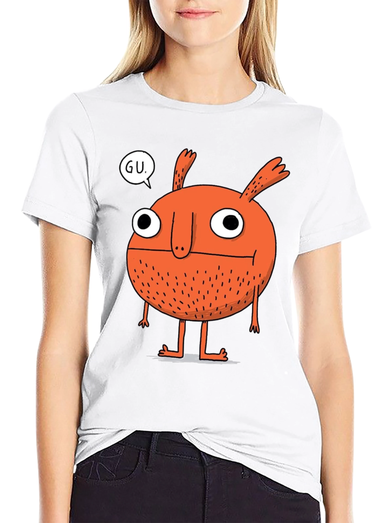Monster Graphic Tee - GU Speech Bubble T-Shirt
