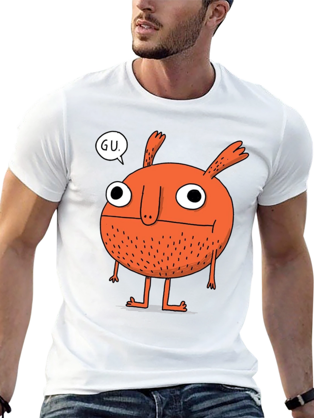 Monster Graphic Tee - GU Speech Bubble T-Shirt