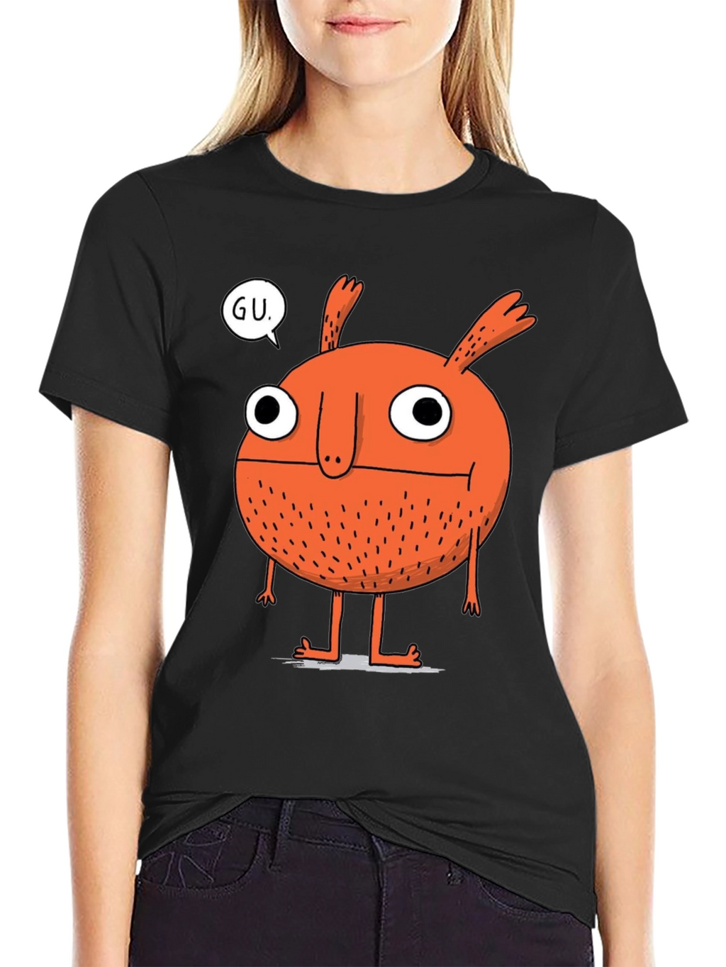 Monster Graphic Tee - GU Speech Bubble T-Shirt