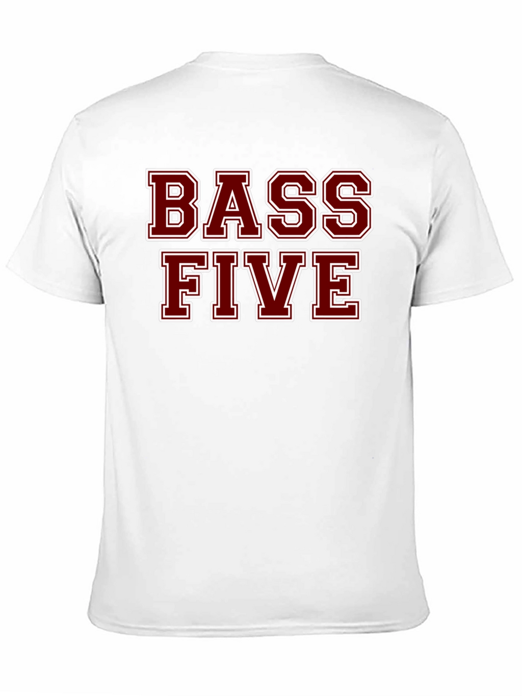 Bass Five Black Cotton T-Shirt