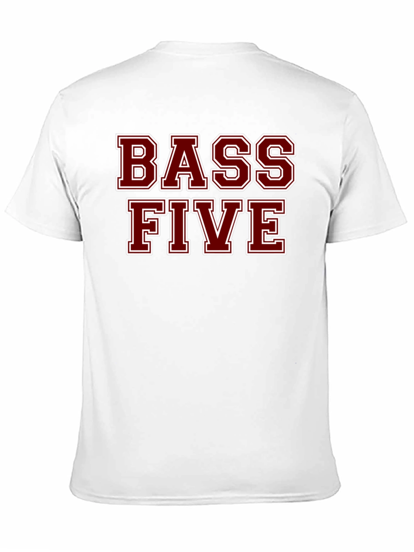 Bass Five Black Cotton T-Shirt