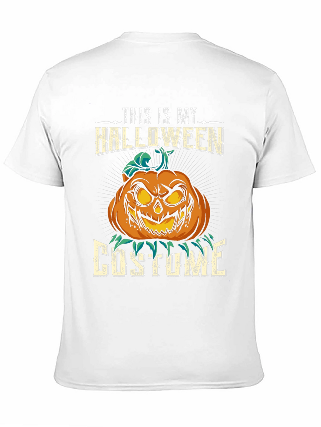 Halloween Costume Pumpkin Graphic Tee