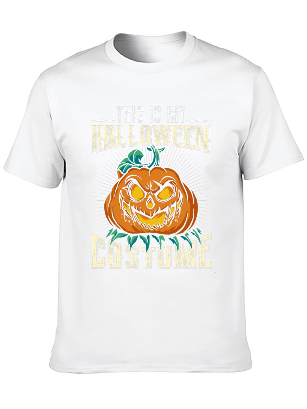 Halloween Costume Pumpkin Graphic Tee