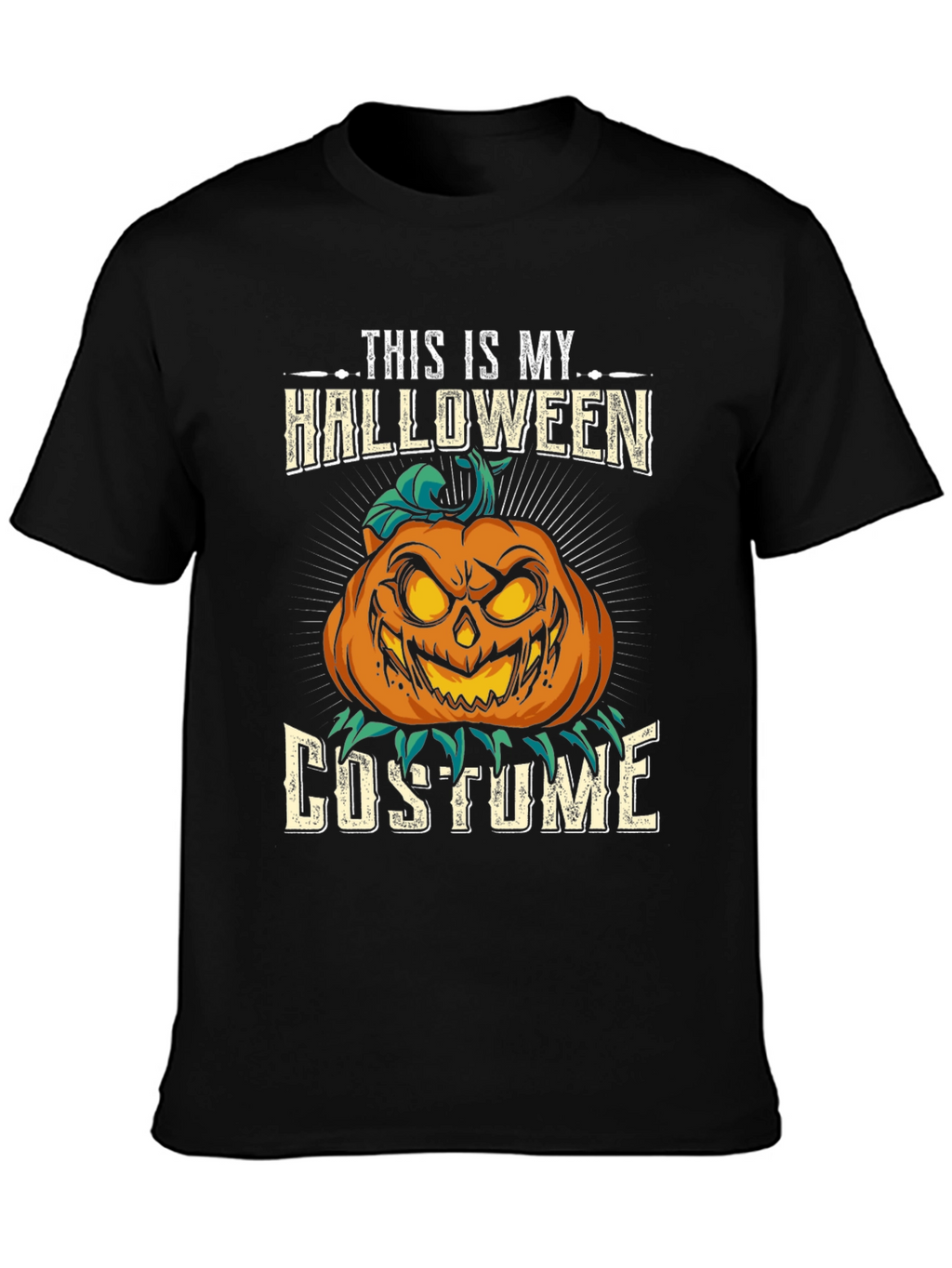 Halloween Costume Pumpkin Graphic Tee