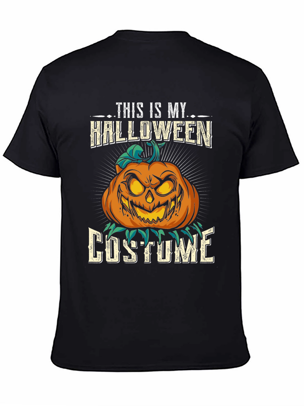 Halloween Costume Pumpkin Graphic Tee