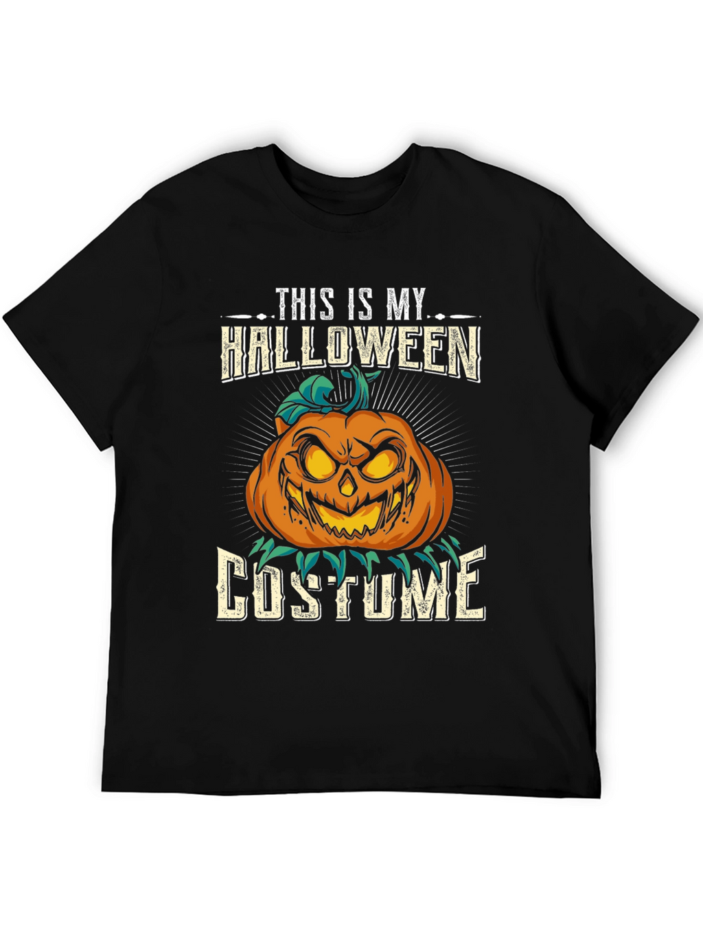 Halloween Costume Pumpkin Graphic Tee