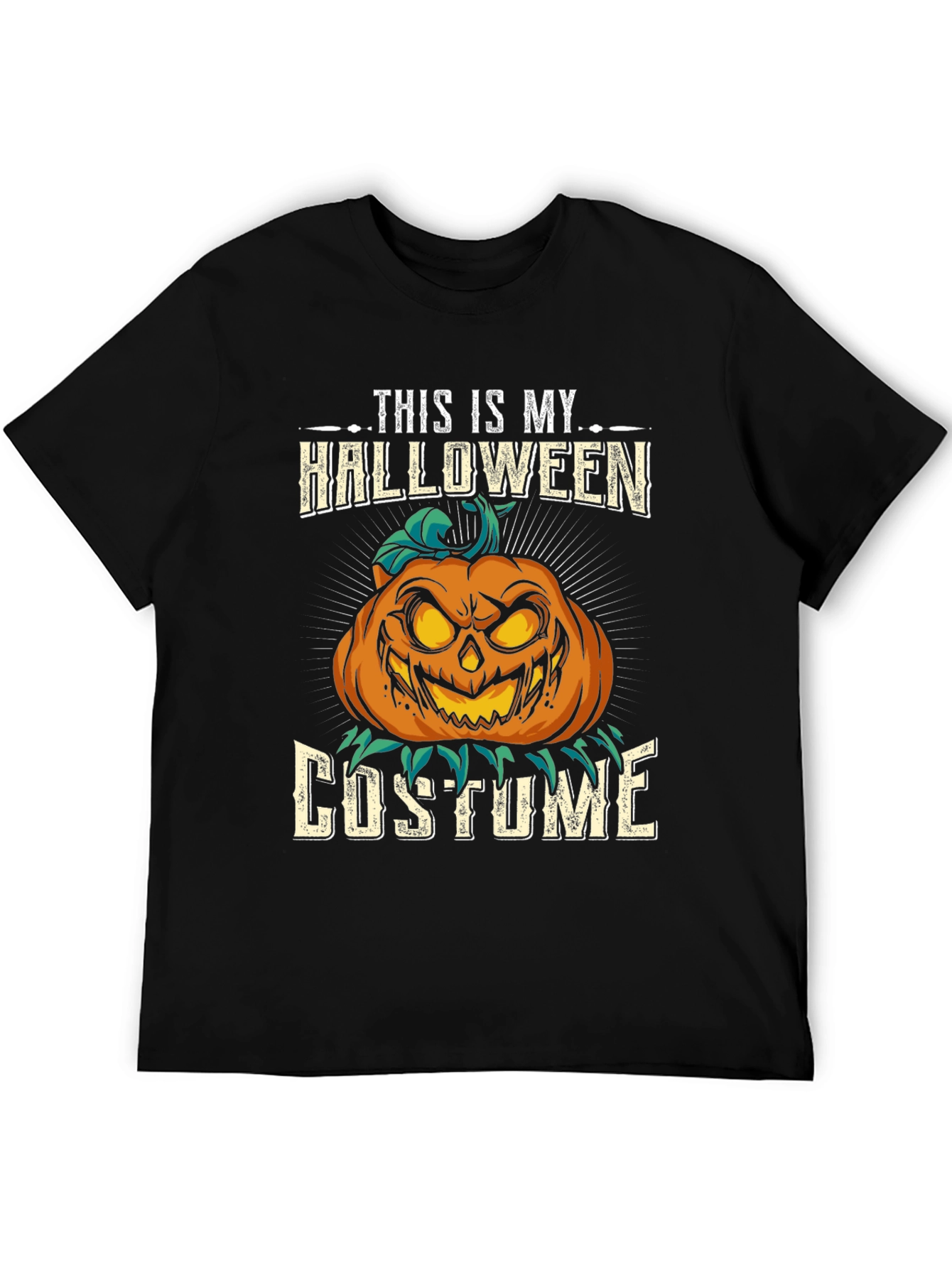 Halloween Costume Pumpkin Graphic Tee