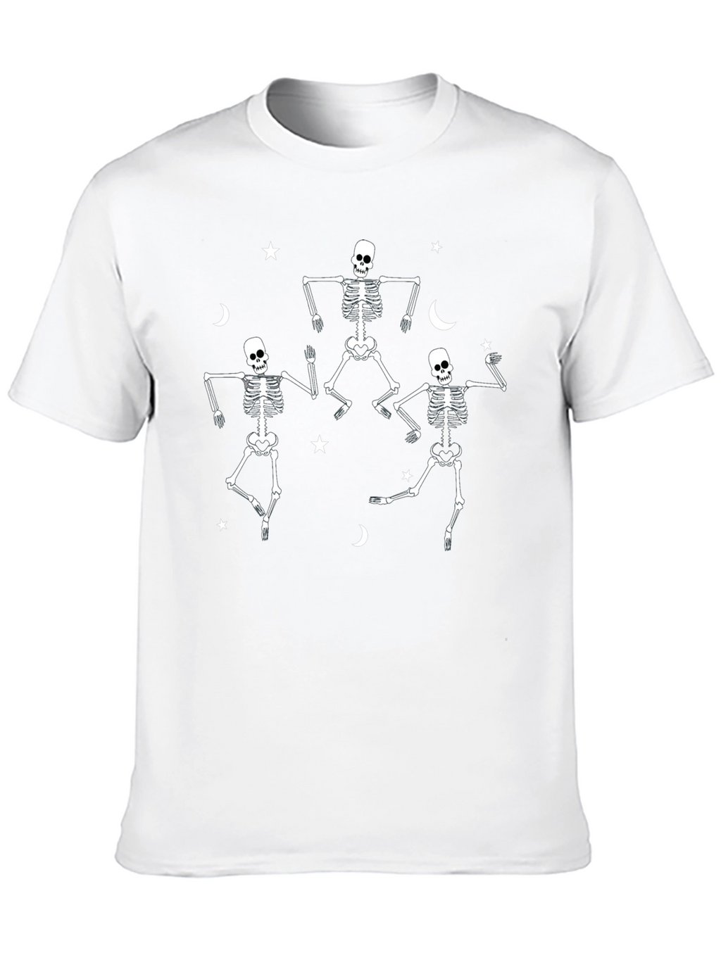 Dancing Skeletons Graphic Tee - Halloween Fun