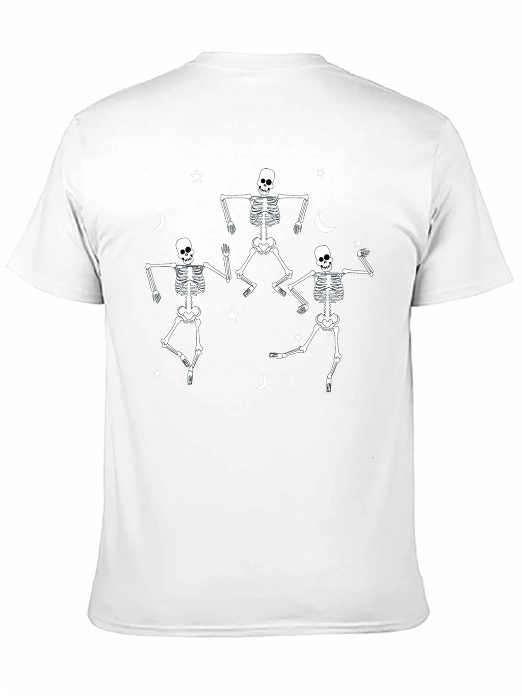 Dancing Skeletons Graphic Tee - Halloween Fun