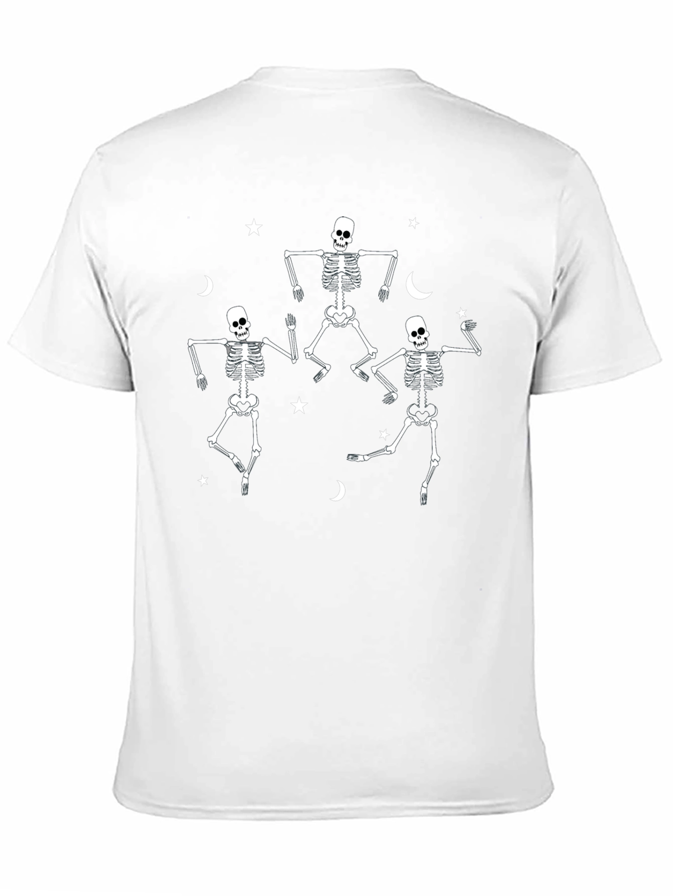 Dancing Skeletons Graphic Tee - Halloween Fun