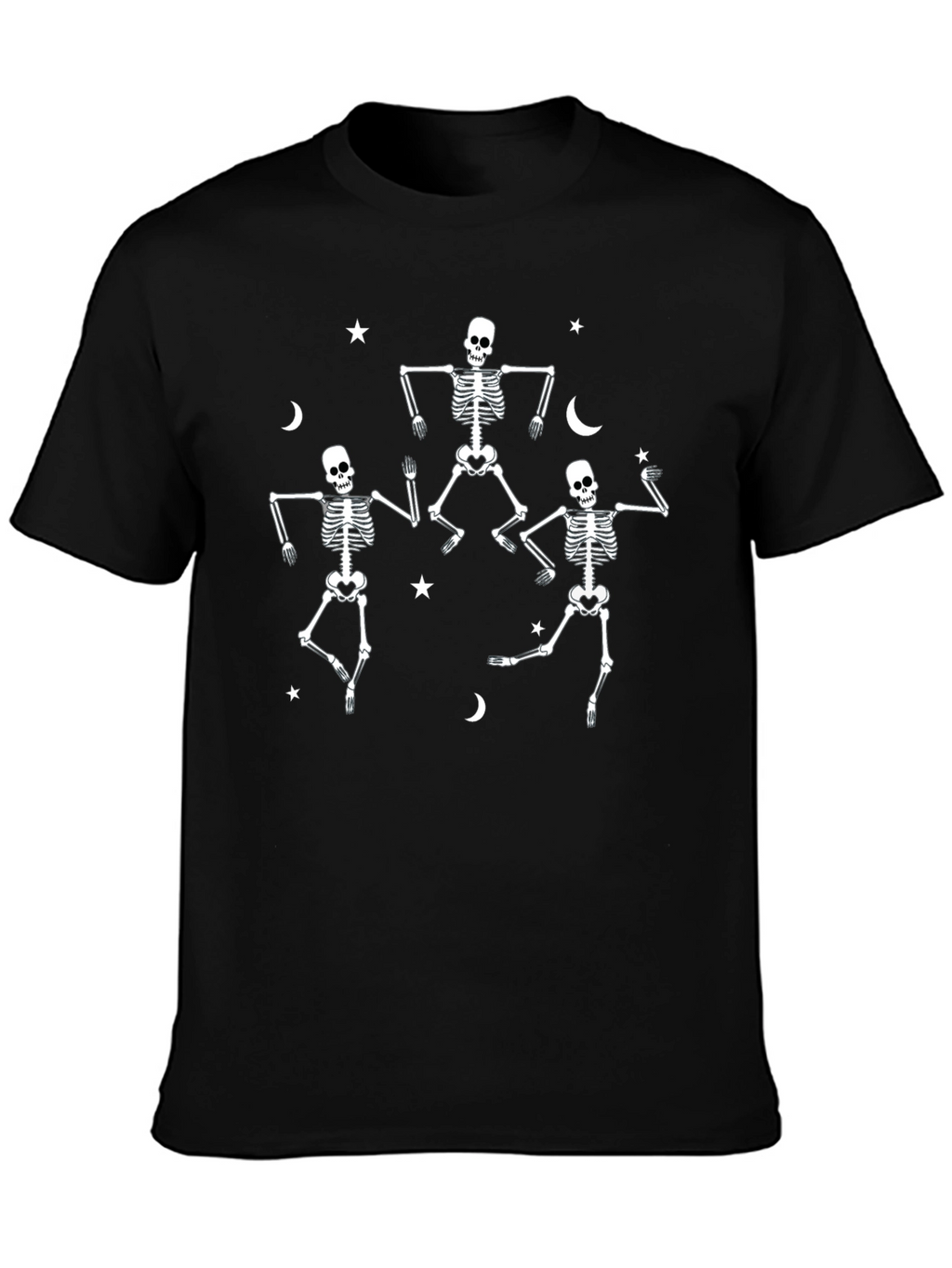 Dancing Skeletons Graphic Tee - Halloween Fun