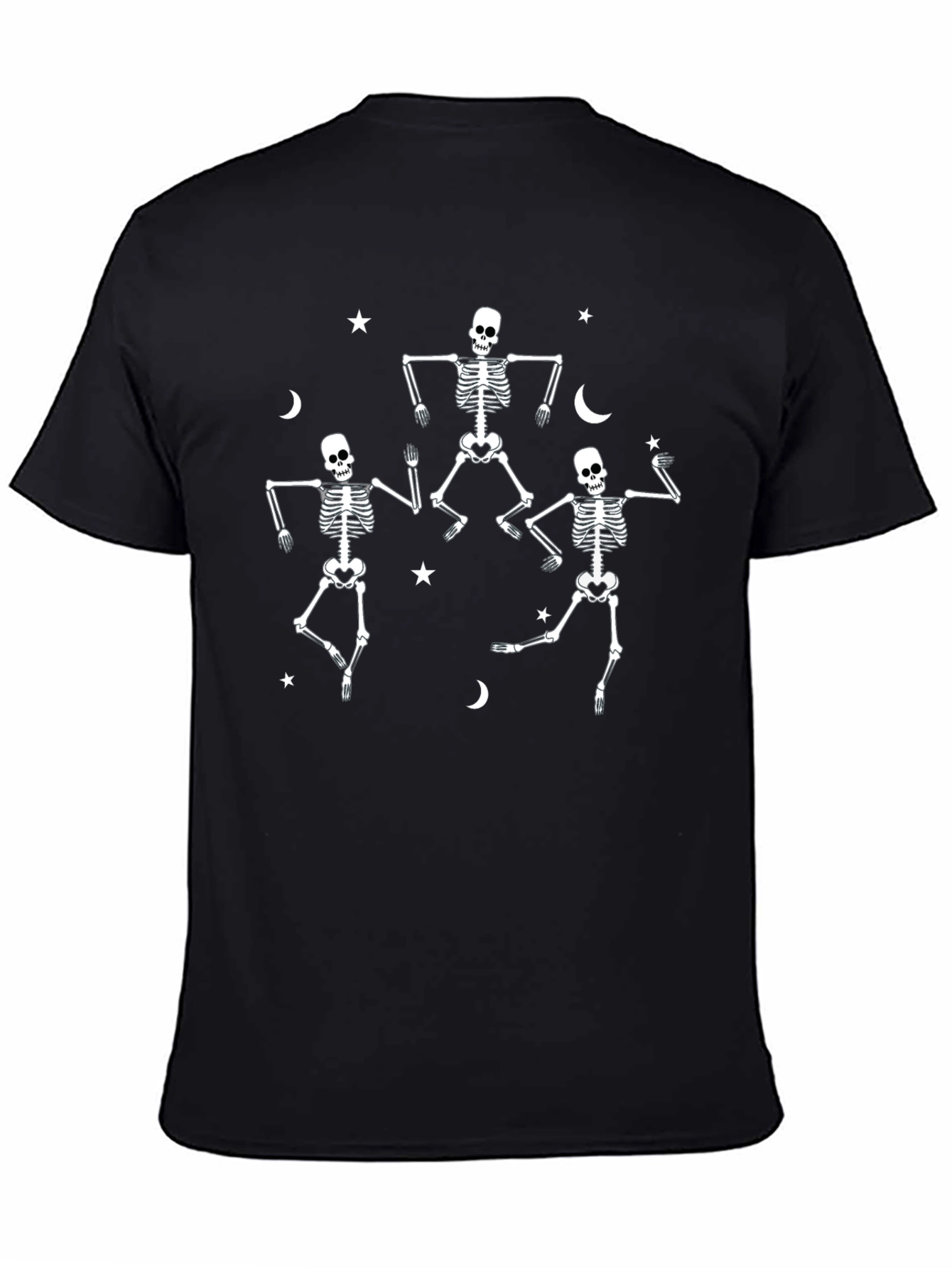 Dancing Skeletons Graphic Tee - Halloween Fun
