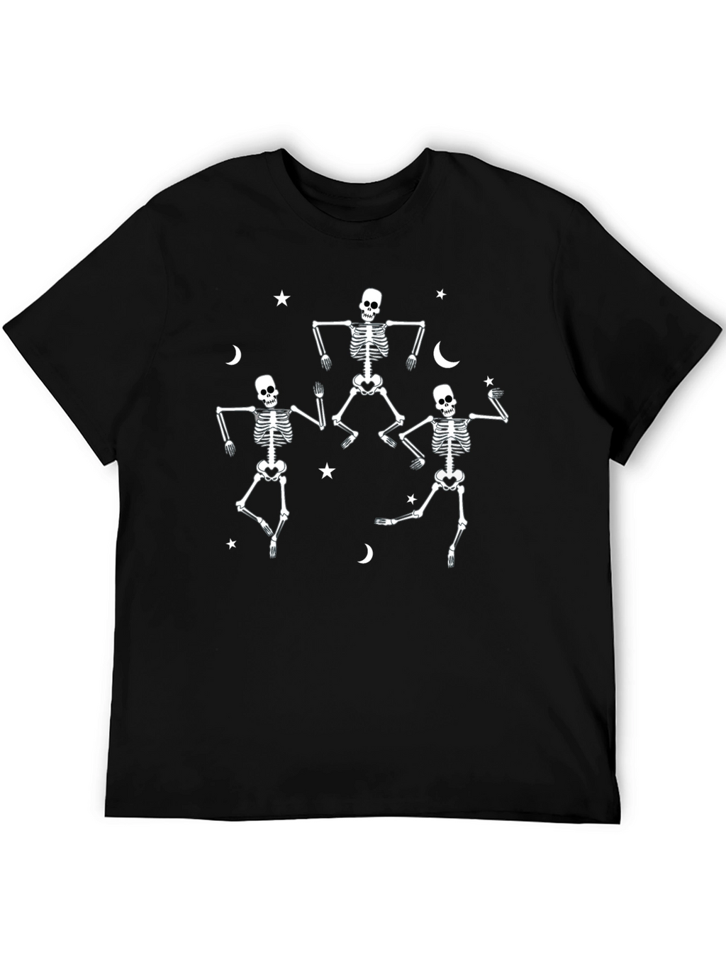 Dancing Skeletons Graphic Tee - Halloween Fun
