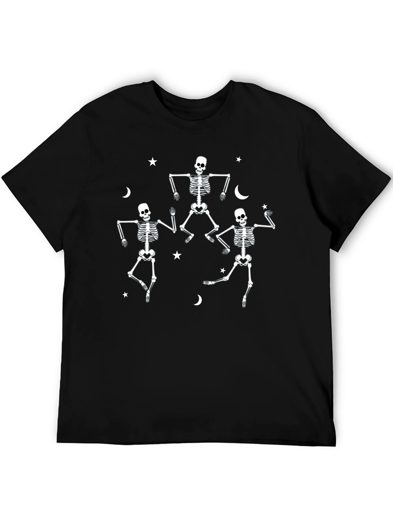Dancing Skeletons Graphic Tee - Halloween Fun