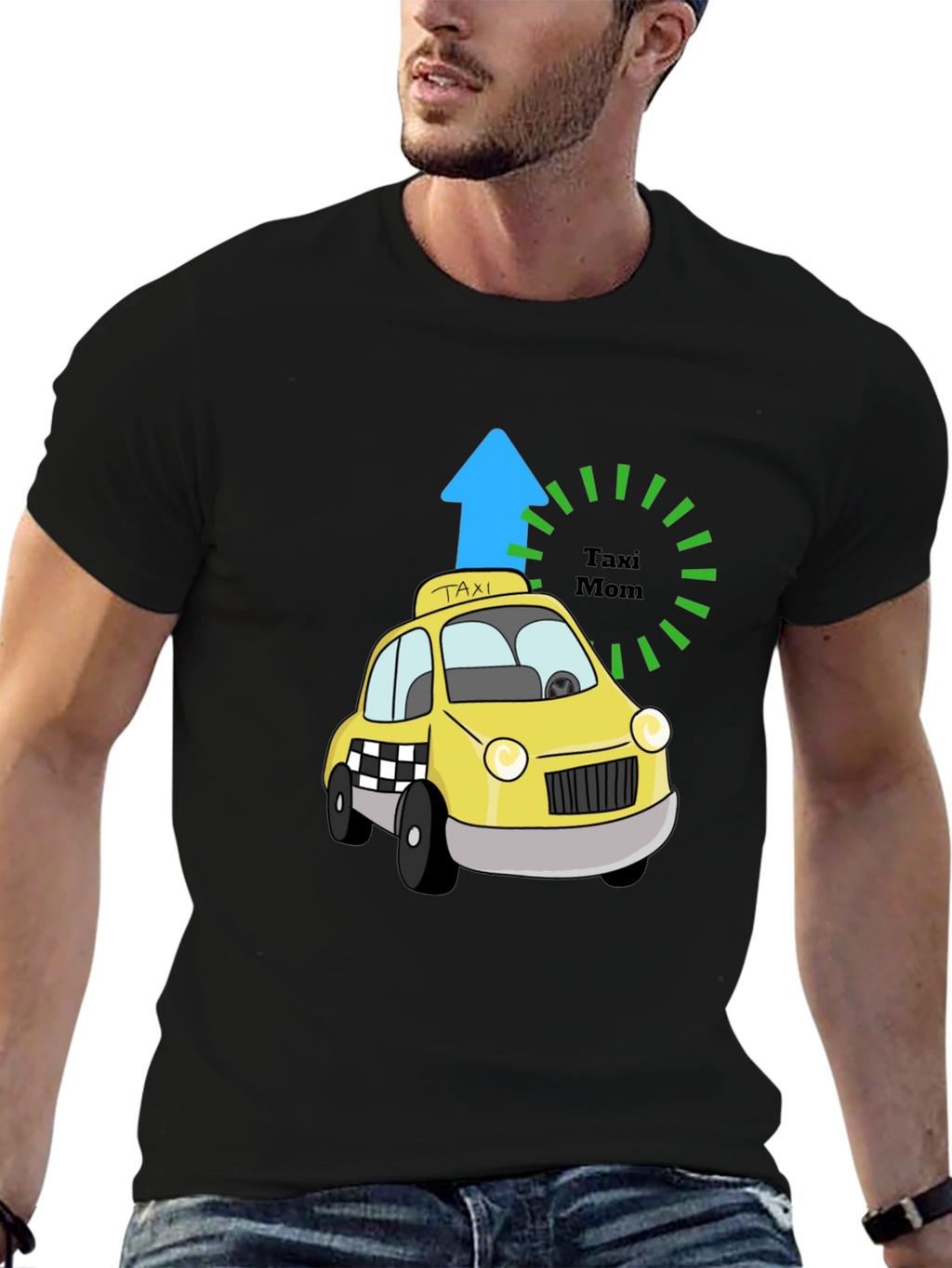 Taxi Mom Graphic Tee - Gift for Moms
