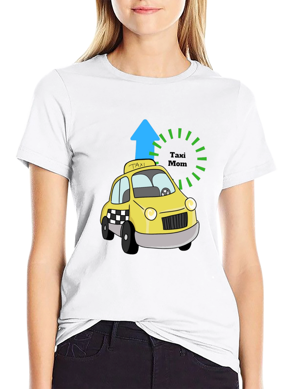 Taxi Mom Graphic Tee - Gift for Moms