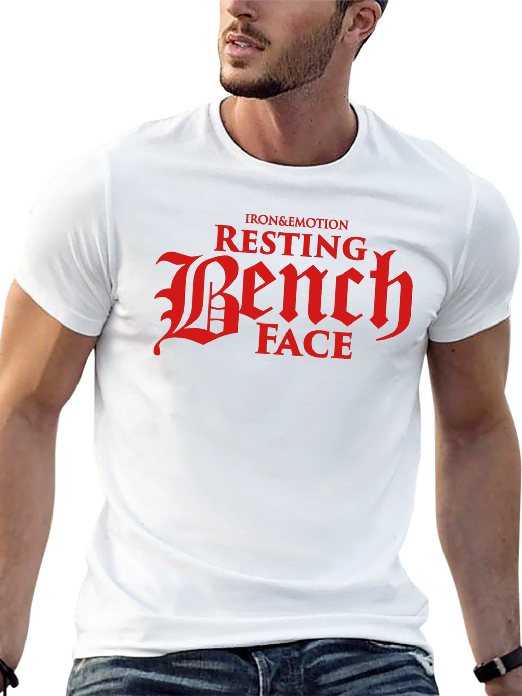 Resting Bench Face Graphic T-Shirt