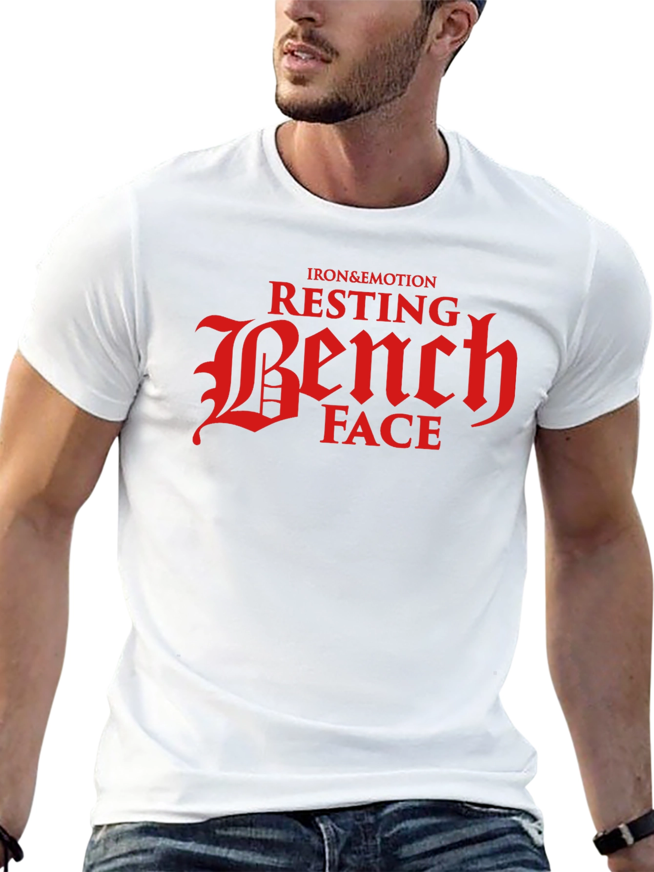 Resting Bench Face Graphic T-Shirt