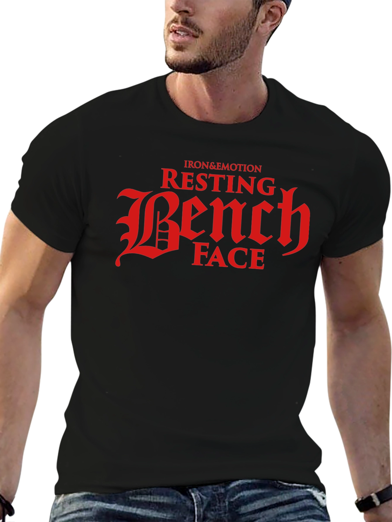Resting Bench Face Graphic T-Shirt