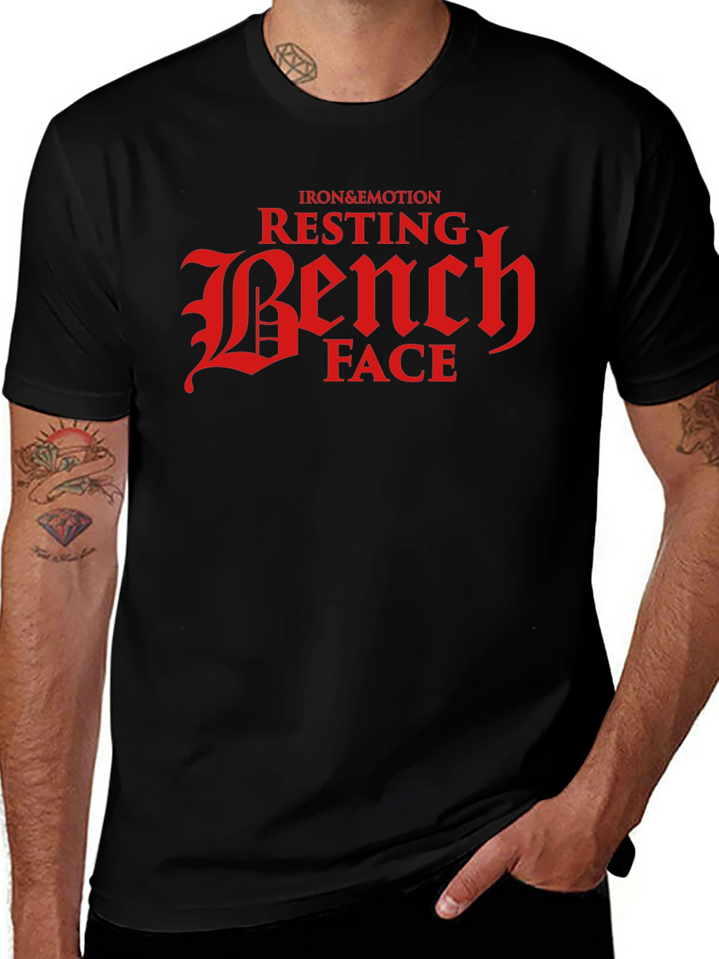 Resting Bench Face Graphic T-Shirt