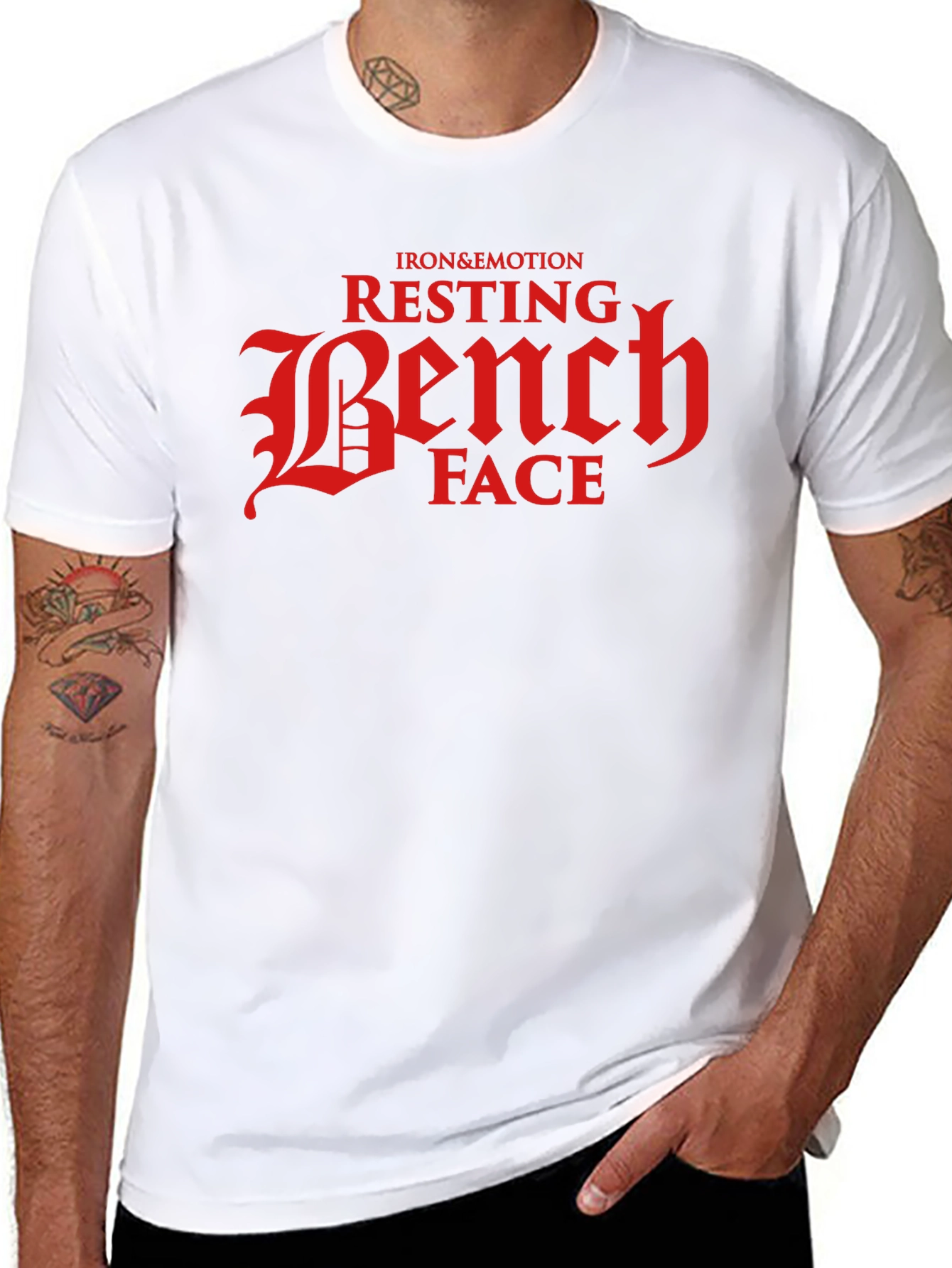 Resting Bench Face Graphic T-Shirt