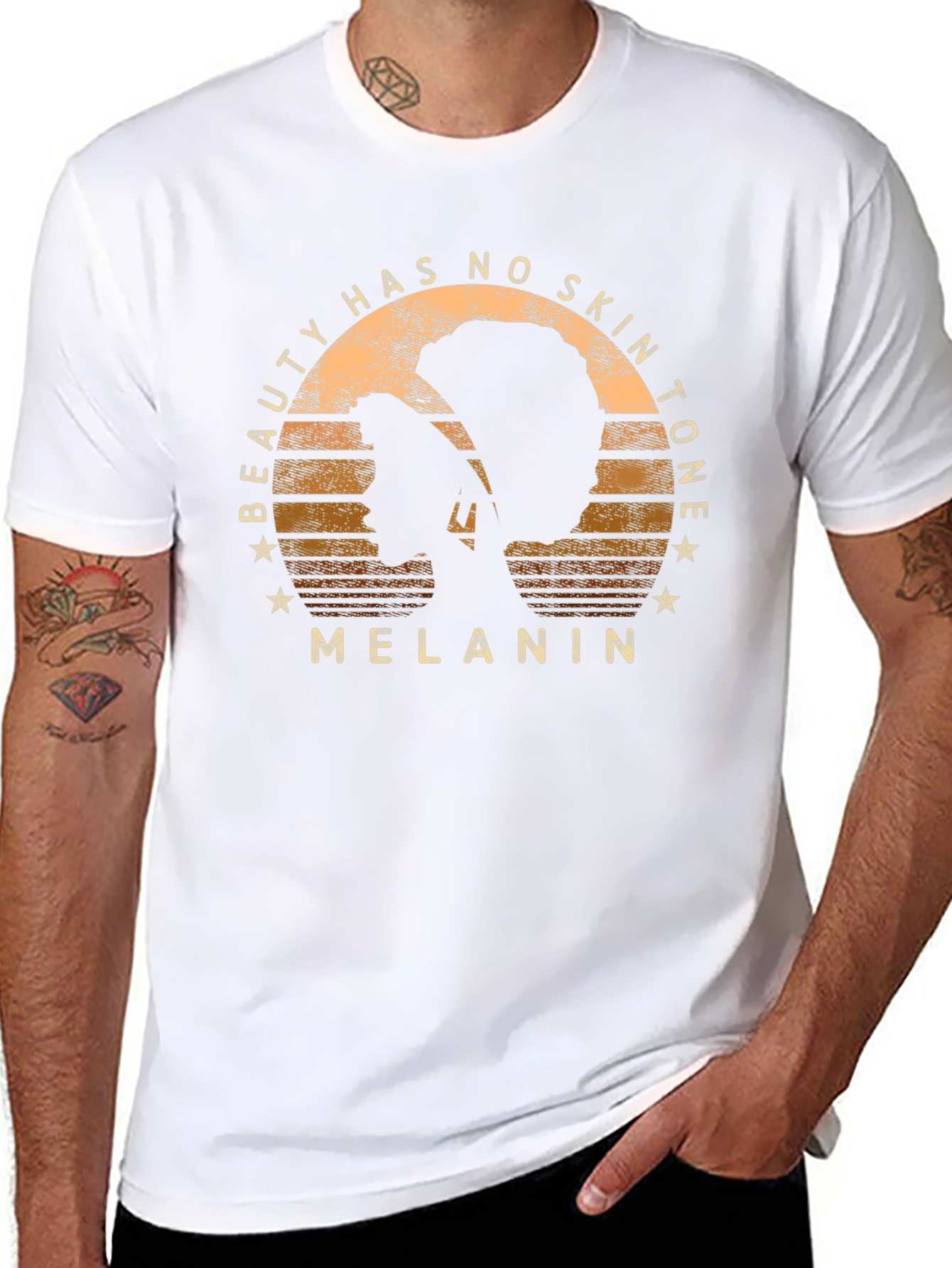 Beauty Has No Skin Tone Melanin T-Shirt