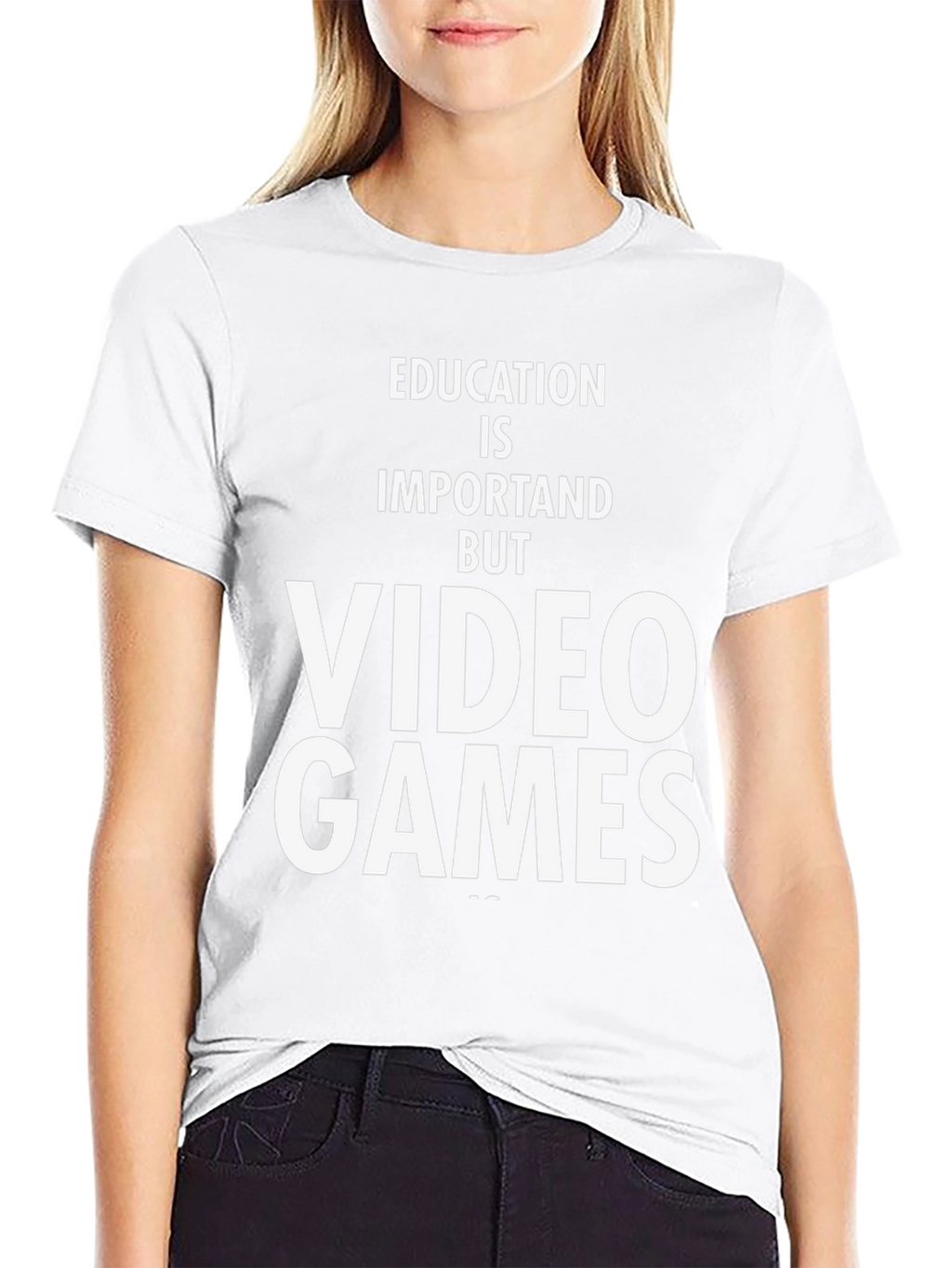 Education is Important But Video Games T-Shirt