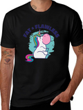 Fat & Flawless Unicorn Graphic T-Shirt