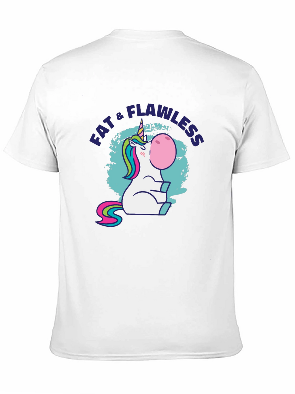 Fat & Flawless Unicorn Graphic T-Shirt