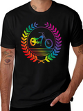 Rainbow Bike T-Shirt - Pride Design